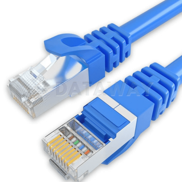 DATAWAY patch cable CAT5E, FTP LSOH, 0.50m, blue