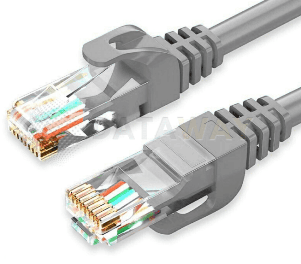 DATAWAY patch cable CAT5E, UTP PVC, 7m, gray