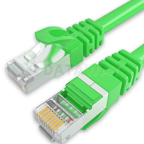 DATAWAY patch cable CAT5E, FTP LSOH, 0.25m, green